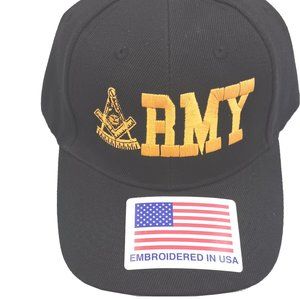Army Past Master Masonic Hat